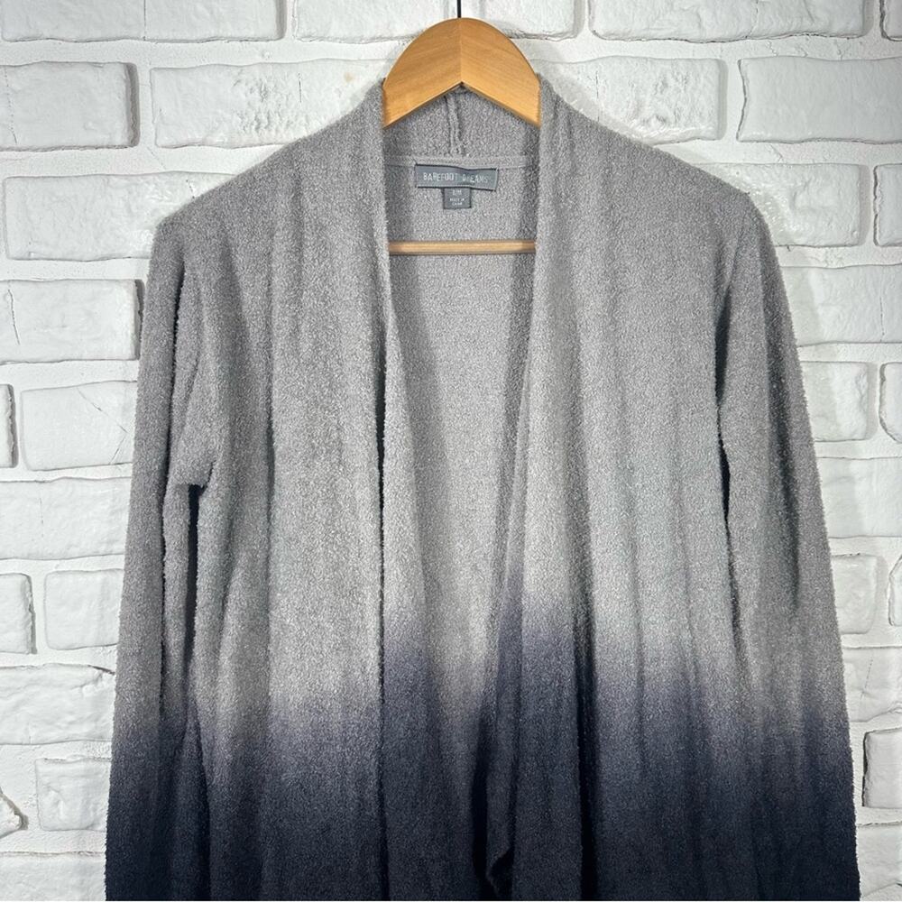 Barefoot Dreams Ombre Asymmetrical Cardigan Size Small - Picture 12 of 12